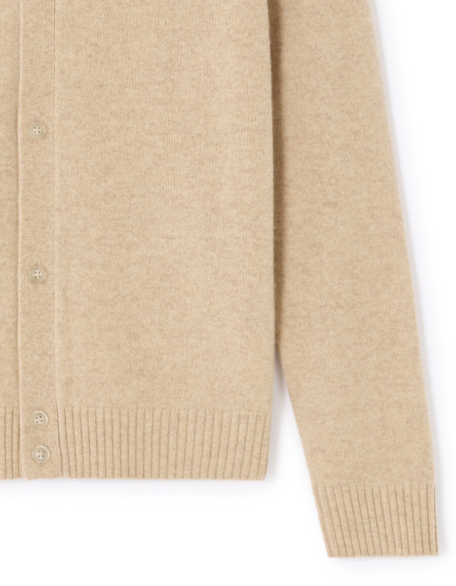 heathered cardigan 100 lammwolle