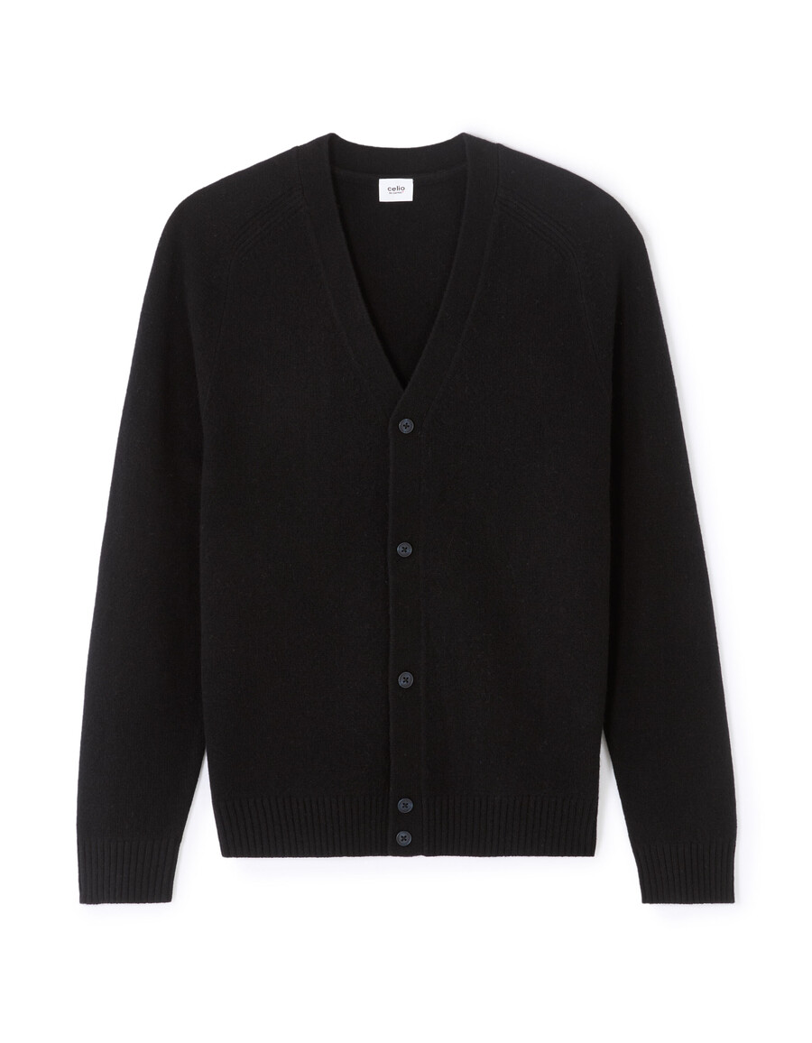 heathered cardigan 100 lammwolle