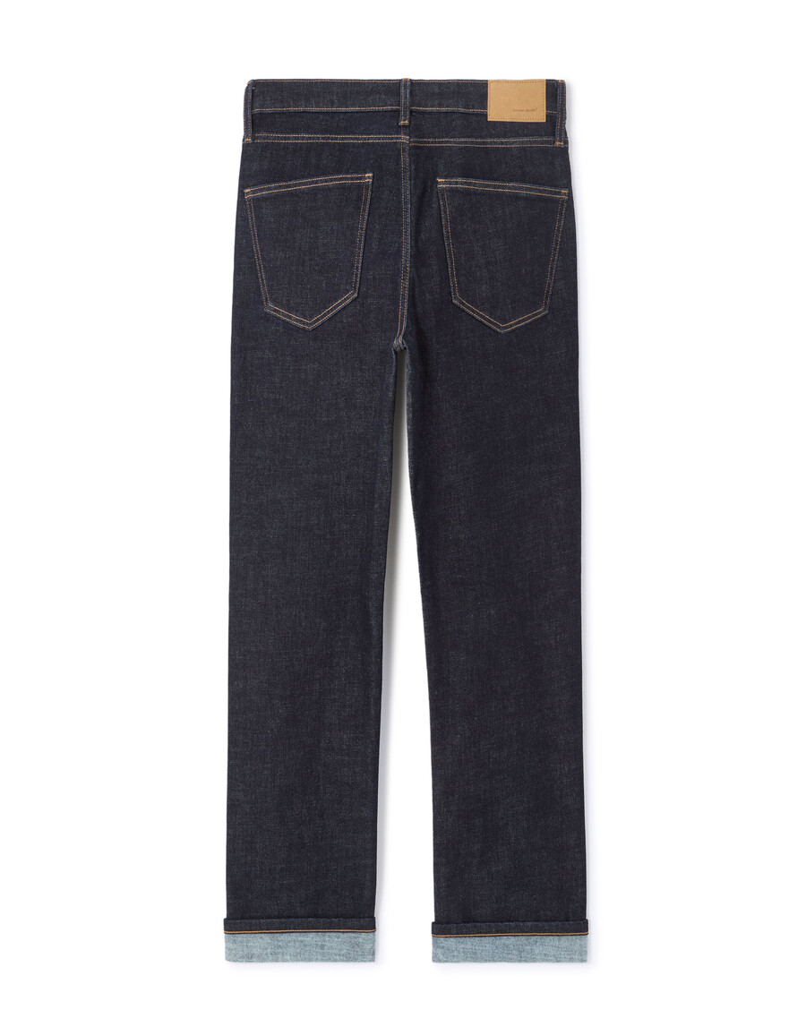 straight jeans aus thermolite stretch-baumwolle
